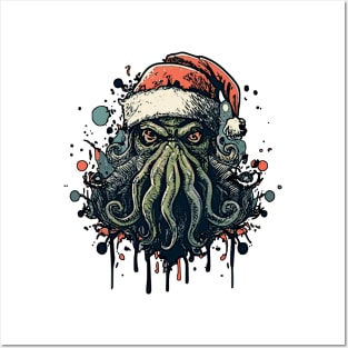 A Portrait of Christmas Cthulhu #2 Posters and Art